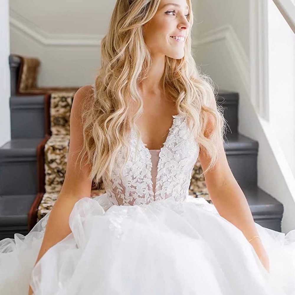Corset Style A-Line Lace Wedding/Formal Dress